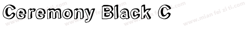 Ceremony Black C字体转换